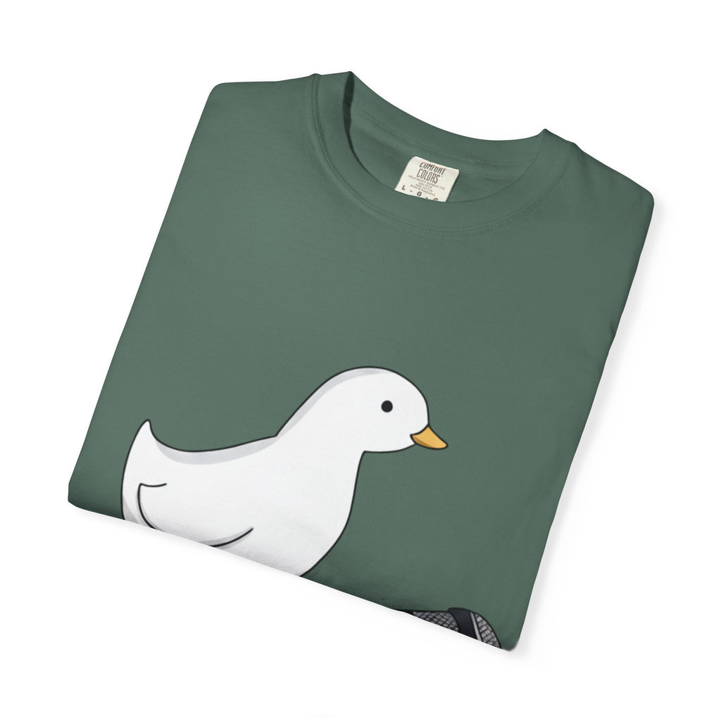 Duck on Mic T-Shirt — Cute Podcasting Tee for Hosts & Music Lovers