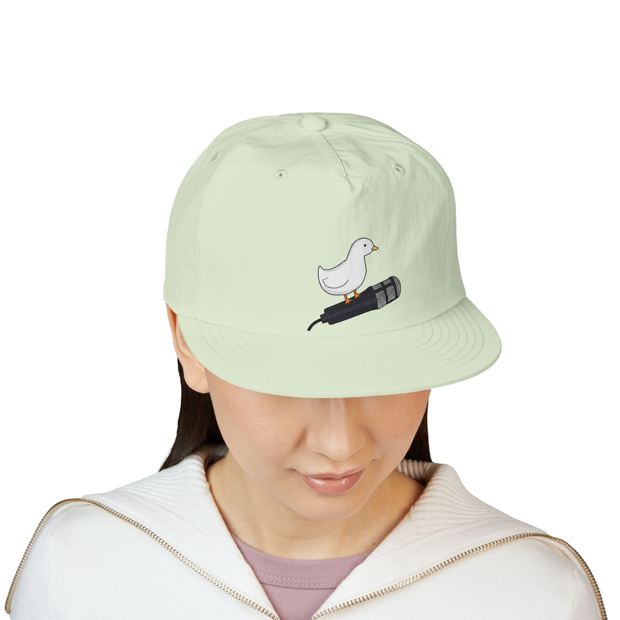 Cap — Surf Chick on Surfboard Embroidered Hat