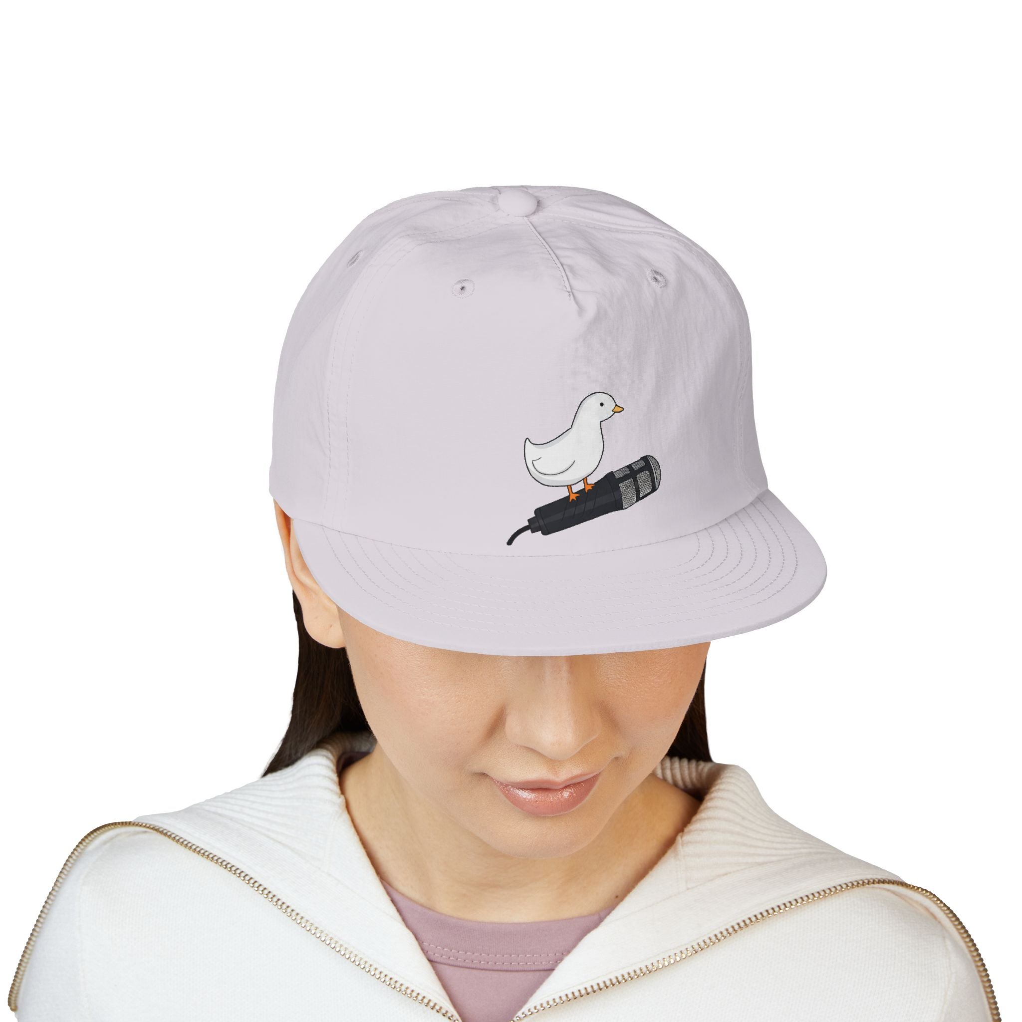 Cap — Surf Chick on Surfboard Embroidered Hat
