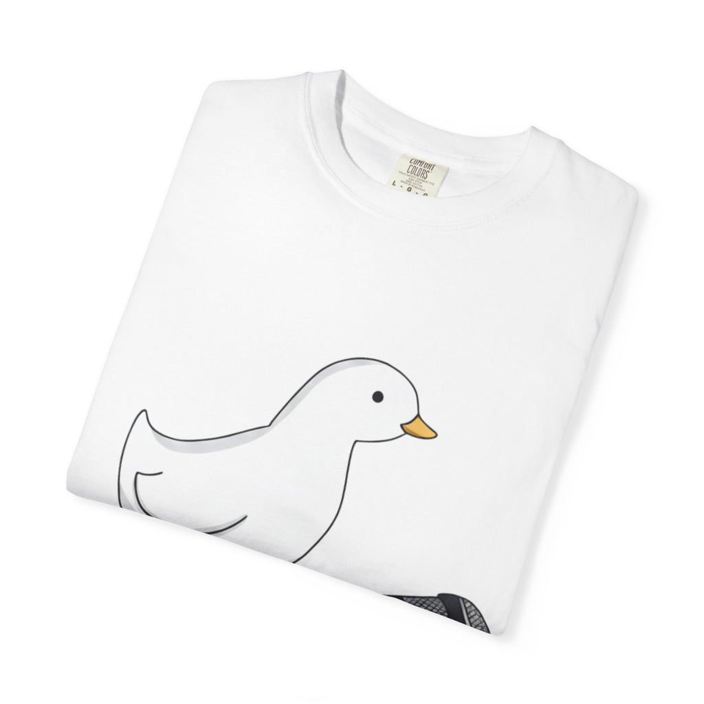 Duck on Mic T-Shirt — Cute Podcasting Tee for Hosts & Music Lovers