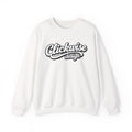 Crewneck Sweatshirt — Retro Script "Clickwise design" Logo