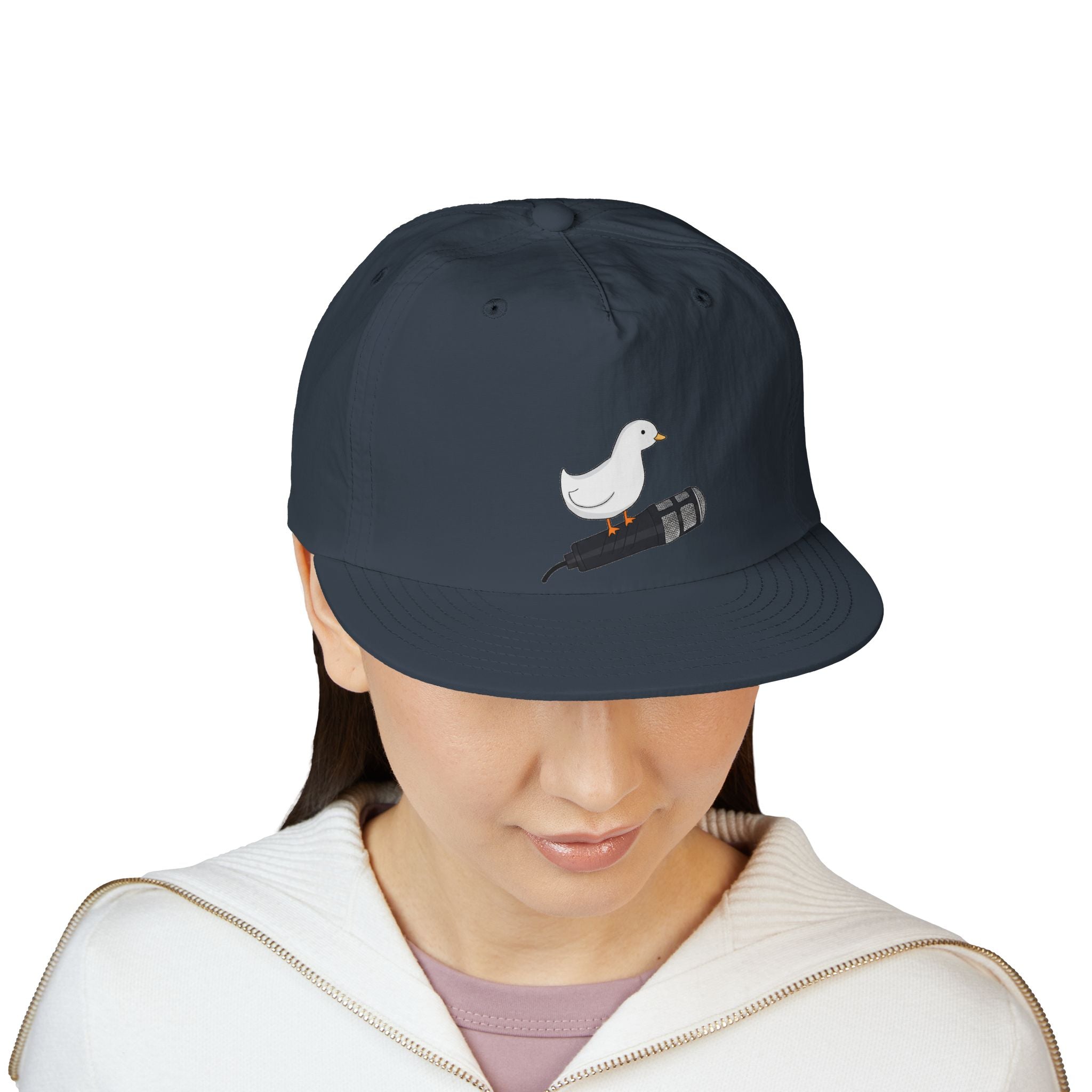 Cap — Surf Chick on Surfboard Embroidered Hat