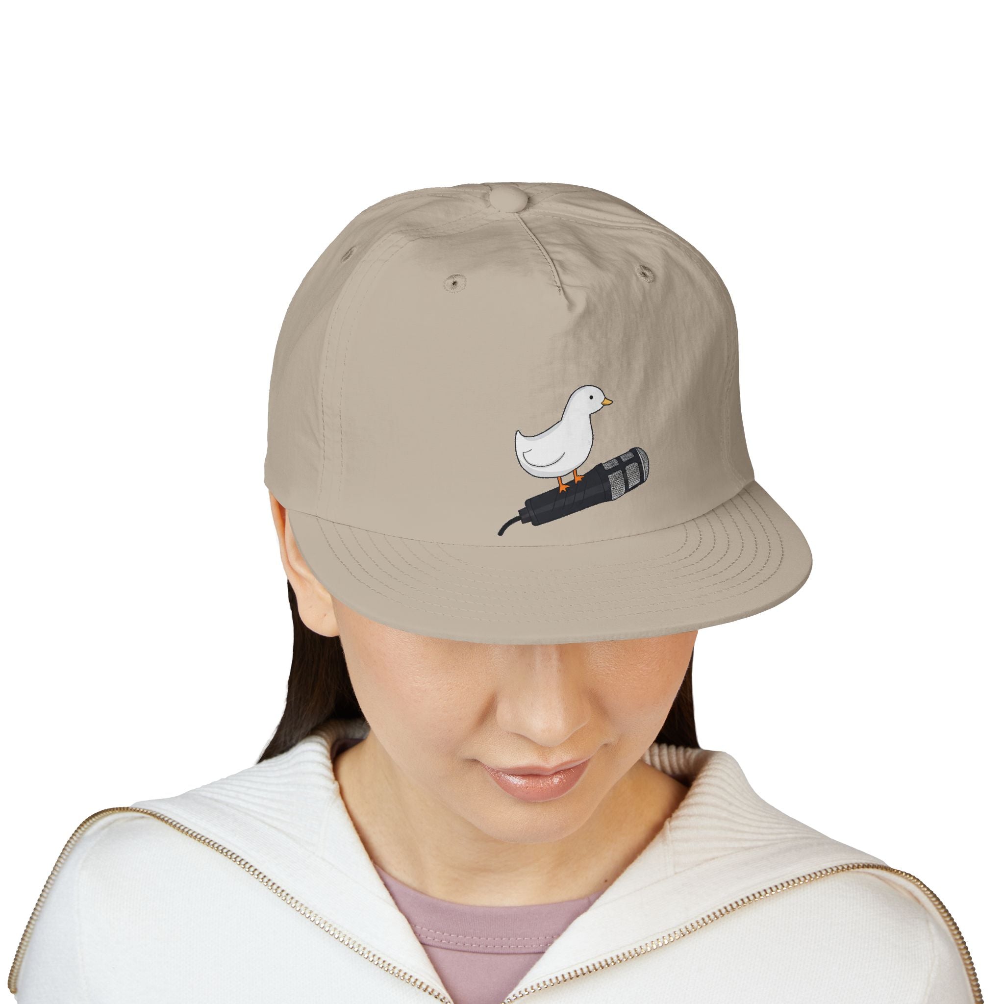 Cap — Surf Chick on Surfboard Embroidered Hat